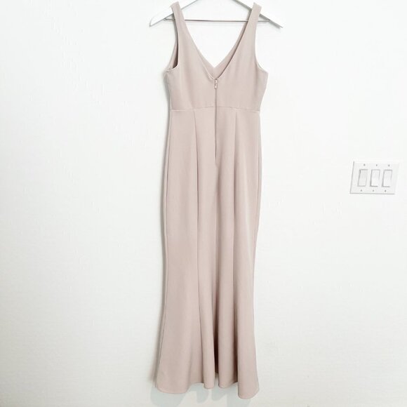 Show Me Your Mumu Morgan Gown V-Neck Sleeveless Bridesmaid Maxi Dress Size Small - Picture 9 of 11